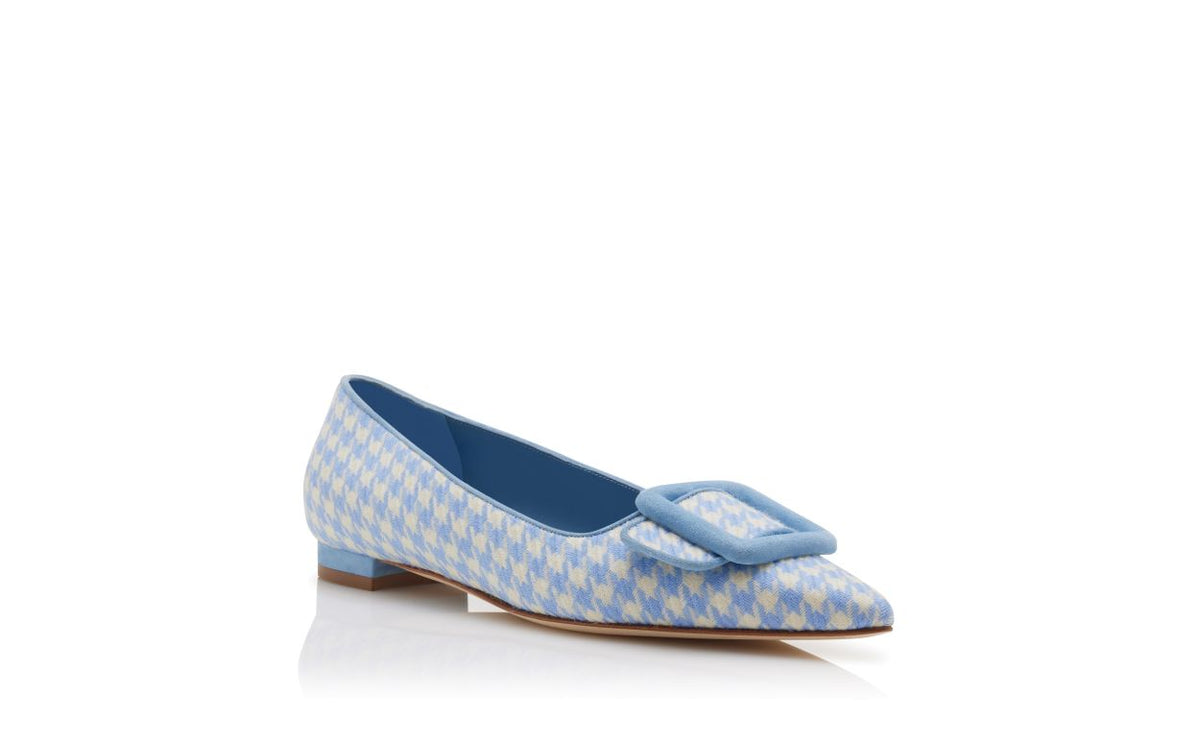 Cressida Shine Blue Pointed Toe Pumps – top view showing blue pointed toe, suede, Vowalisse