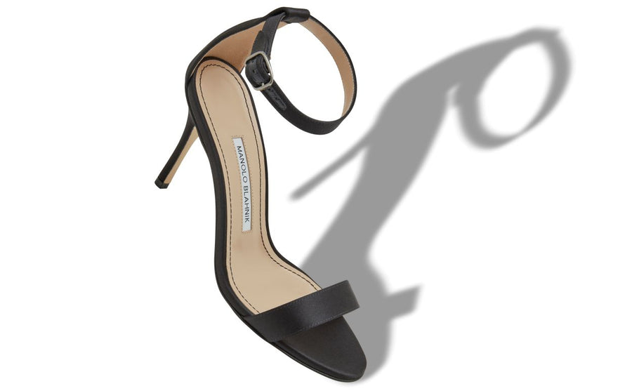 Magnolia Grace Black Ankle Strap Ankle-Strap Shoes