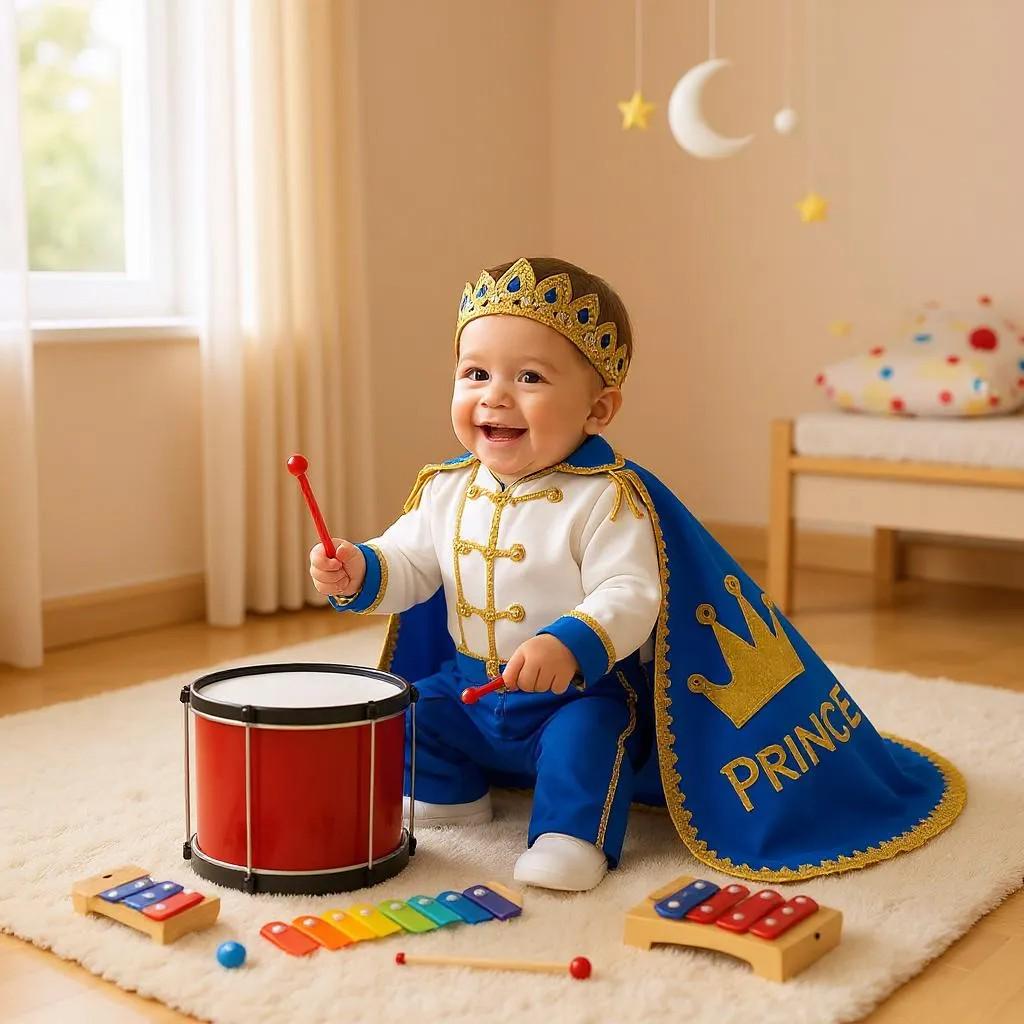 Baby Boy Baptism Prince Outfit 5, baby boy first birthday outfit, additional product image 4 by Vowalisse