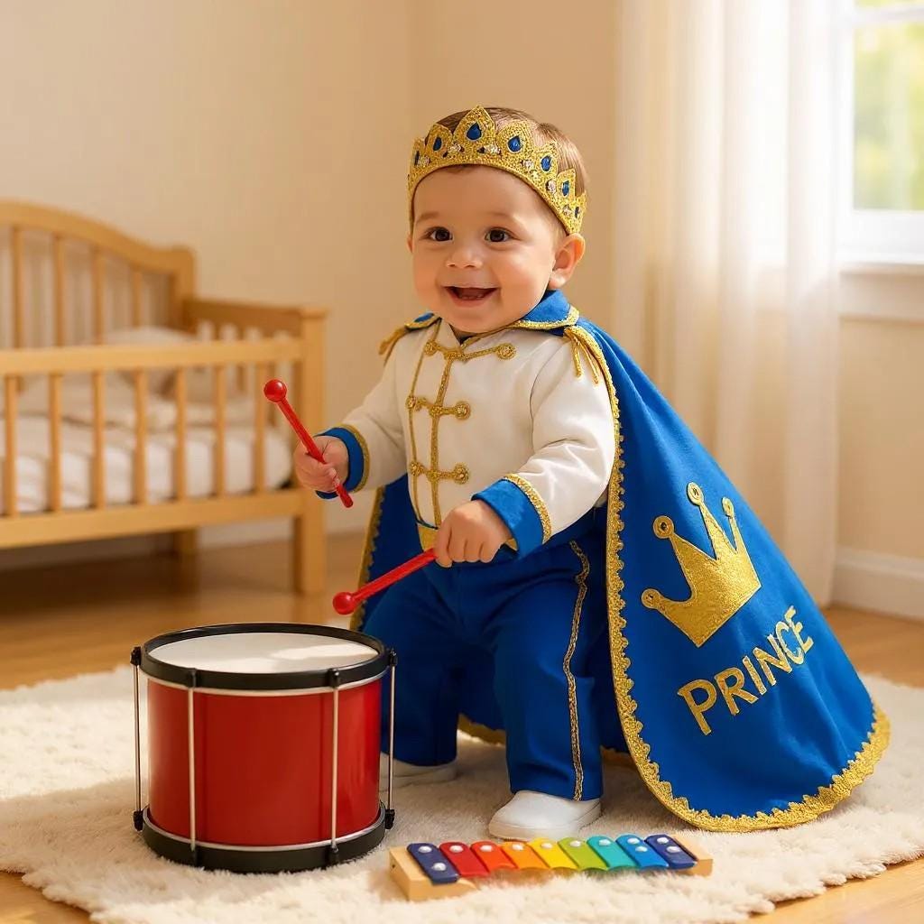 Baby Boy Baptism Prince Outfit 5, baby boy first birthday outfit, additional product image 5 by Vowalisse