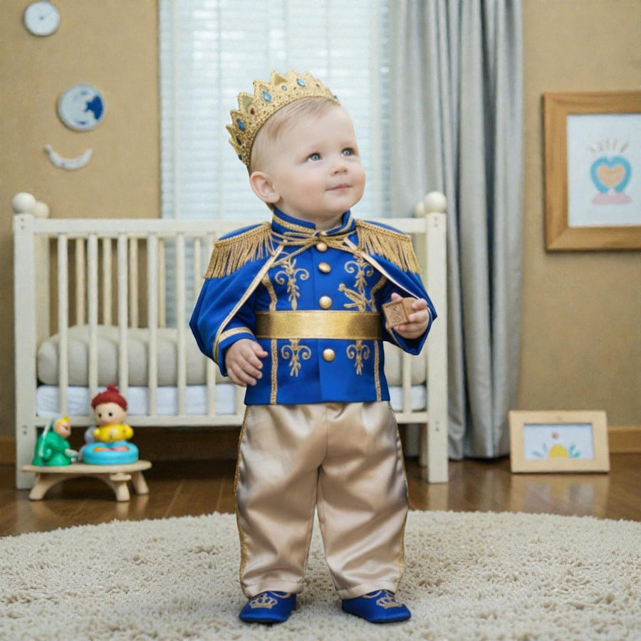 Blue Personalized Baby Prince Costume – Vowalisse