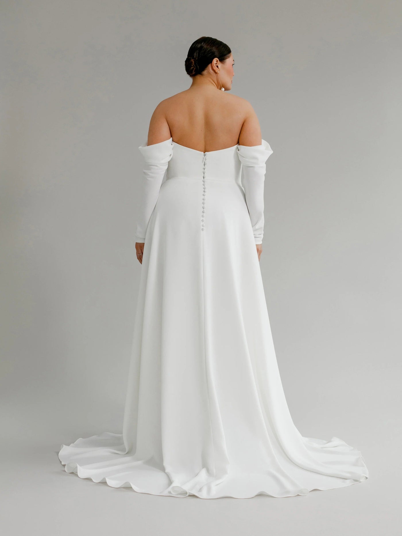 Alexis Satin Strapless Wedding Dress VOWALISSE bridal gown – view 6