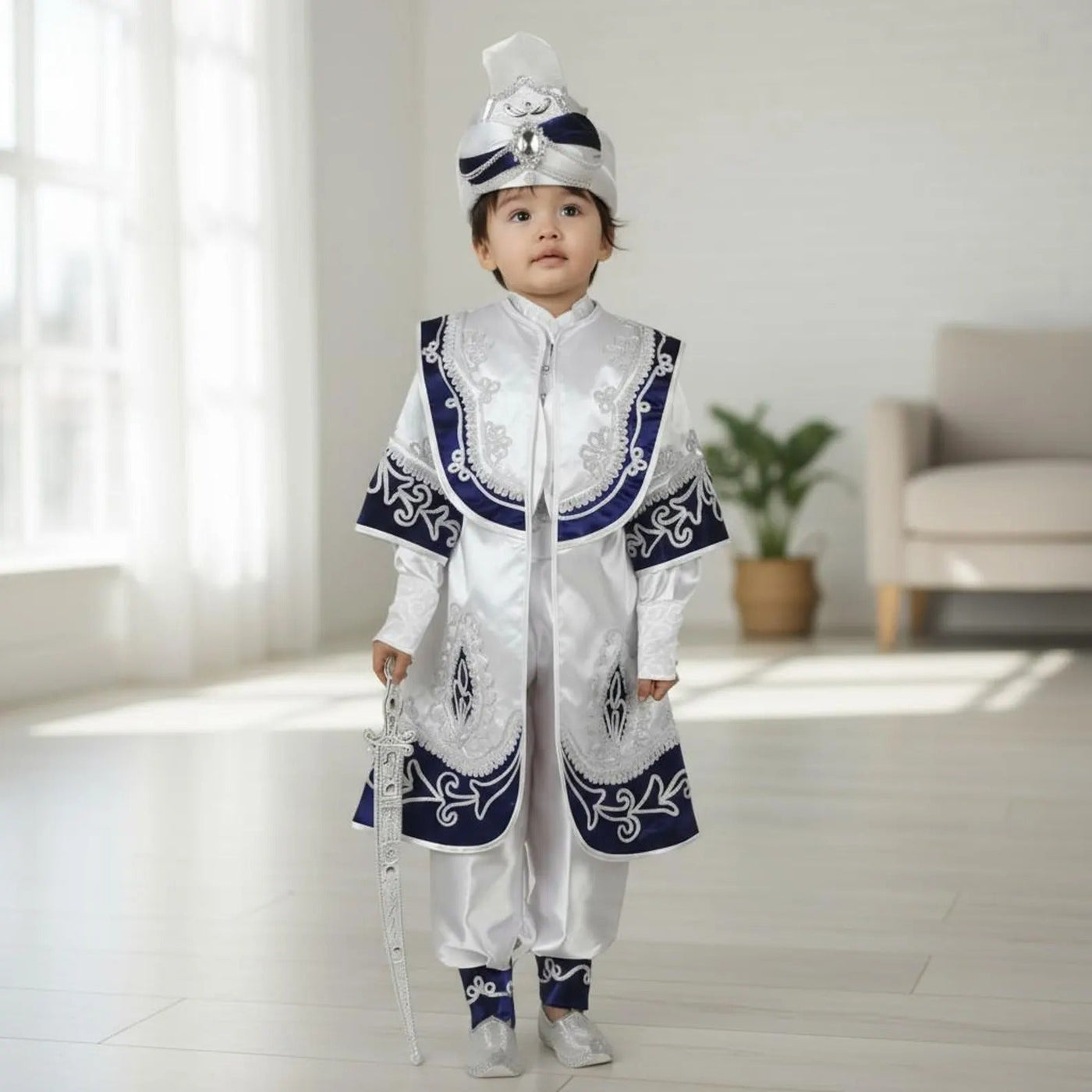 Ottoman Ottoman Prince Costume 2, baby boy first birthday outfit, additional product image 6 by Vowalisse