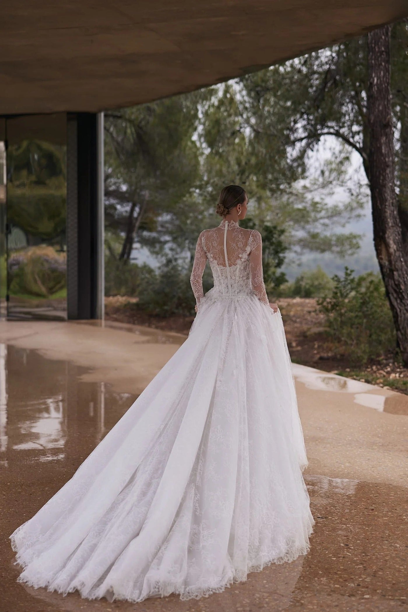 Visage Lace A-Line Wedding Dress VOWALISSE bridal gown – view 5