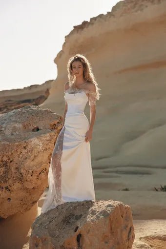Sevier Satin Corset Wedding Dress VOWALISSE bridal gown – view 1